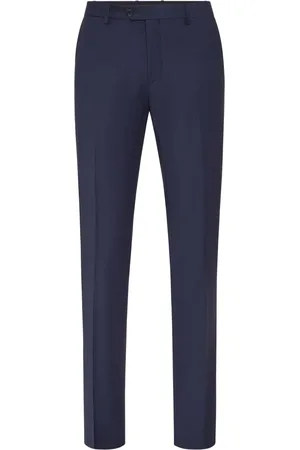 Philipp Plein Straight-leg wool-blend trousers