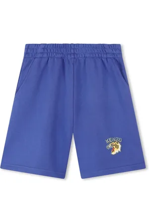Kenzo Verity Tiger cotton shorts