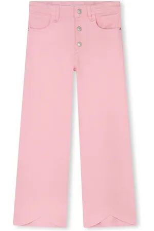 Sonia Rykiel Enfant Logo-plaque flared trousers