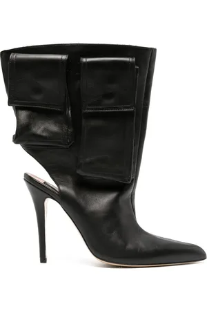 Natasha Zinko 125mm cargo cut-out ankle boots
