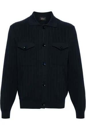 BRIONI Spread-collar buttoned cardigan
