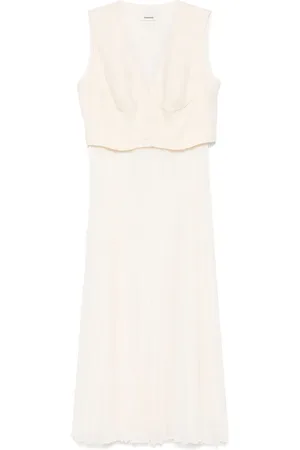 Sandro Pleated midi dress