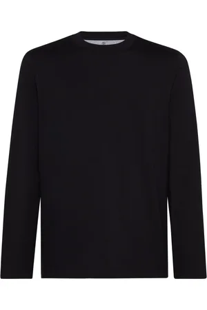 Brunello Cucinelli Round-neck long-sleeve T-shirt