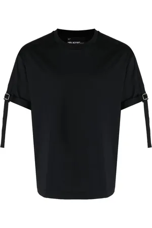 Neil Barrett Buckle-strap cotton T-shirt