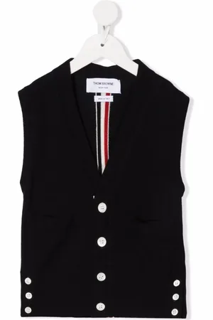 Thom Browne Buttoned-up merino vest