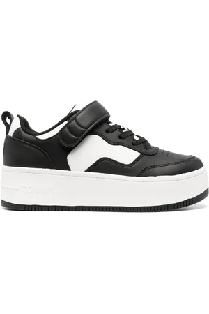 Tommy Hilfiger Leather flatform sneakers