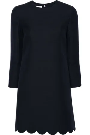 VALENTINO GARAVANI Virgin wool-blend shift minidress