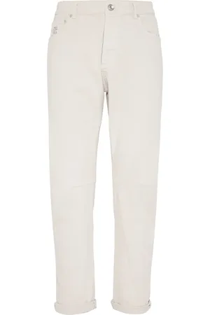 Brunello Cucinelli Mid-rise straight-leg jeans