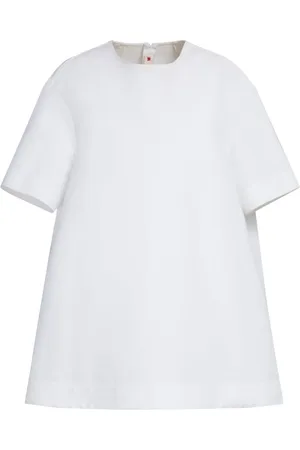 Marni Short-sleeve cotton minidress