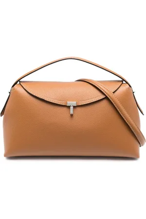Totême T-Lock leather top handle bag