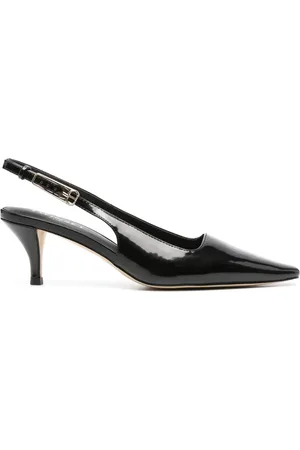 Twin-Set Pointed-toe slingback pumps