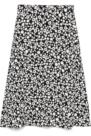 Marni Floral-print midi skirt