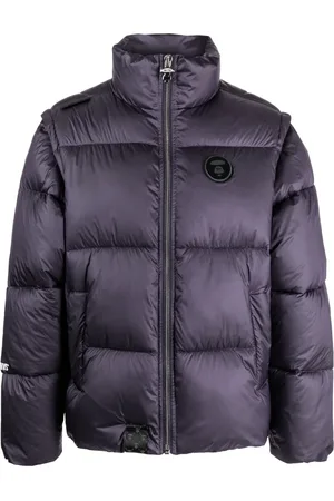 A Bathing Ape Logo-appliqu?? puffer jacket