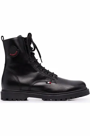 Moncler Lace-up leather boots