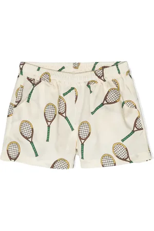 Mini Rodini Tennis-print lyocell shorts