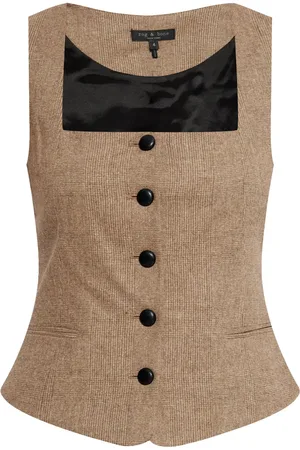 RAG&BONE Checked waistcoat