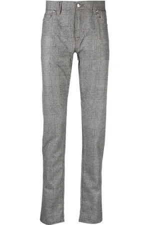 sartoria tramarossa Checked straight-leg trousers