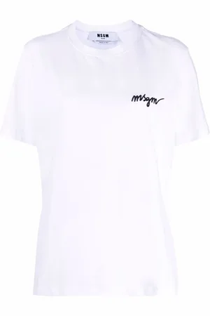Msgm Chest-logo crew neck T-shirt
