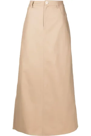 Uma Raquel Davidowicz Lona faux-leather midi skirt
