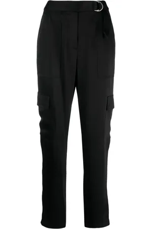 Simkhai Tapered-leg satin trousers