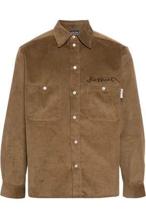 Rassvet Lady Luck logo-embroidered corduroy shirt