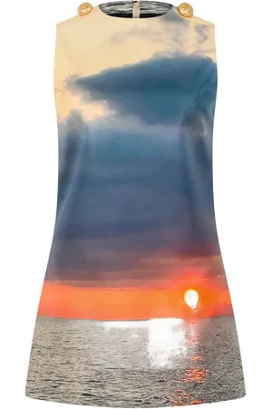 Roberto Cavalli Photograph-print mini dress