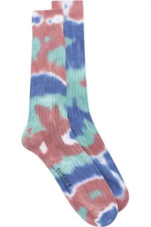 SUICOKE Tie-dye cotton socks