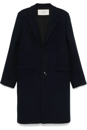 Ami Wool single-breasted coat