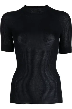Sa Su Phi Fine-ribbed knitted top