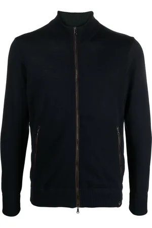 Paul & Shark High-neck virgin wool cardigan