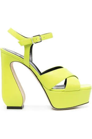 SI ROSSI Sculpted-heel sandals