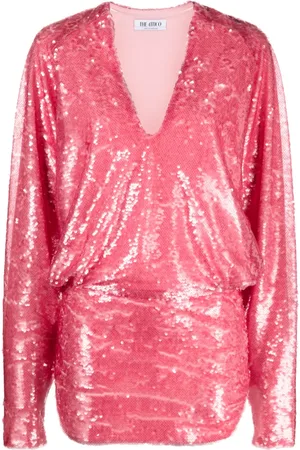 The Attico Gael sequin-embellished minidress