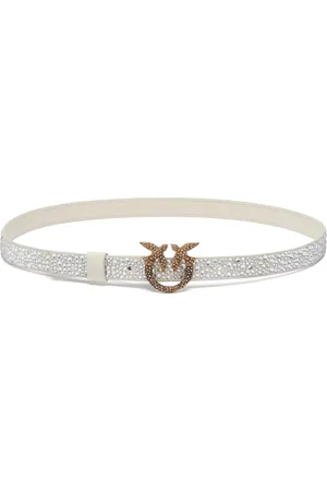 Pinko Love Birds leather belt