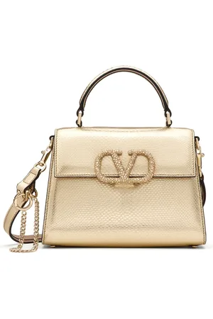 VALENTINO GARAVANI Mini VSling metallic tote bag