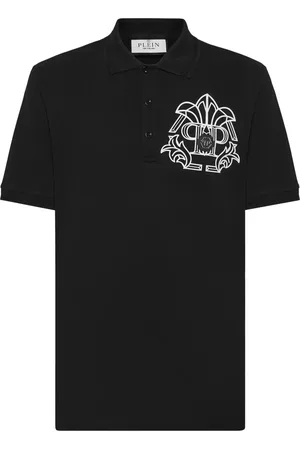 Philipp Plein Skull & Bones piqu?? polo shirt