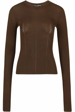 Dolce & Gabbana Long-sleeve ribbed jumper