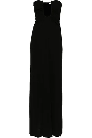 CHRISTOPHER ESBER Arced Palm strapless dress