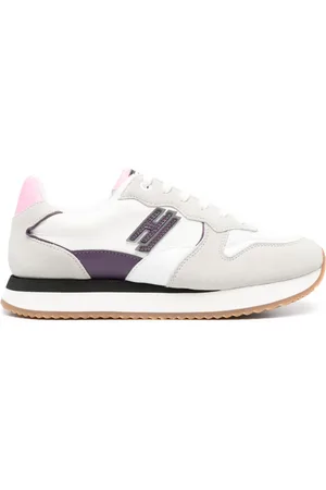 HIDE&JACK Panelled logo-patch sneakers