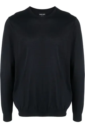 Giorgio Armani Crew-neck silk-cotton jumper