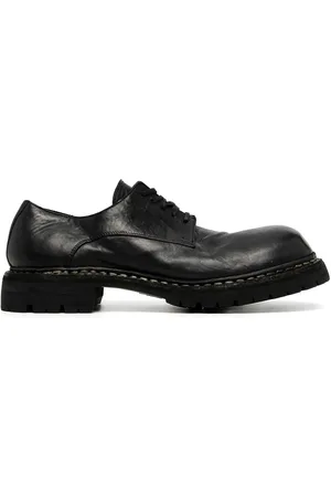 GUIDI Leather Derby shoes