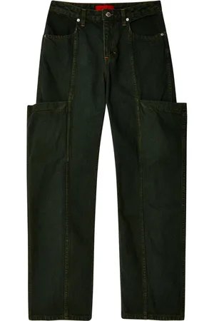 ECKHAUS LATTA Cargo-pocket straight-leg jeans