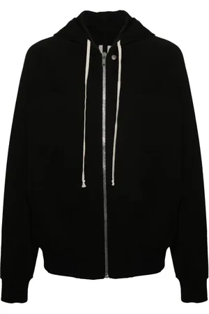 Rick Owens Zip-up cotton hoodie