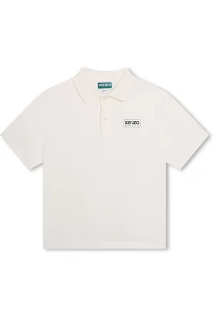 Kenzo Logo-print organic cotton polo shirt