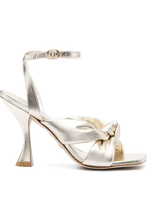 Stuart Weitzman Playa Ankle-strap 100mm Knot sandals