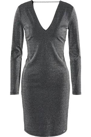 Armani Exchange Open-back v-neck dress