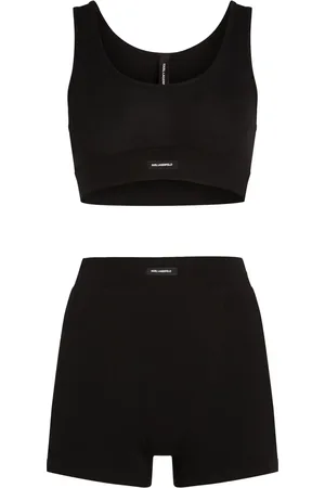 Karl Lagerfeld Logo-appliqu??d underwear set