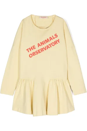 The Animals Observatory Walrus logo-print dress