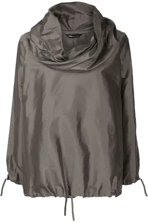 Uma Raquel Davidowicz Cowl-neck silk blouse
