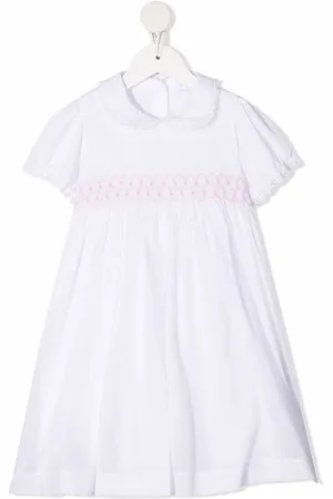 SIOLA Contrast-trim cotton dress