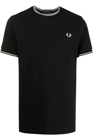 Fred Perry Logo-embroidered cotton T-shirt